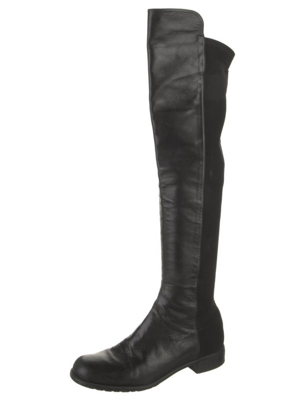 Stuart Weitzman Black Over-the-Knee Stretch Riding Boots
